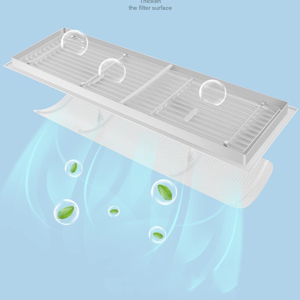 Air Conditioning Deflector Cold and Hot Air Anti-Direct Blowing Telescopic Air Conditioning Cover Ceiling Air Conditioner Wind Deflector with Filter Holesanti-Condensation