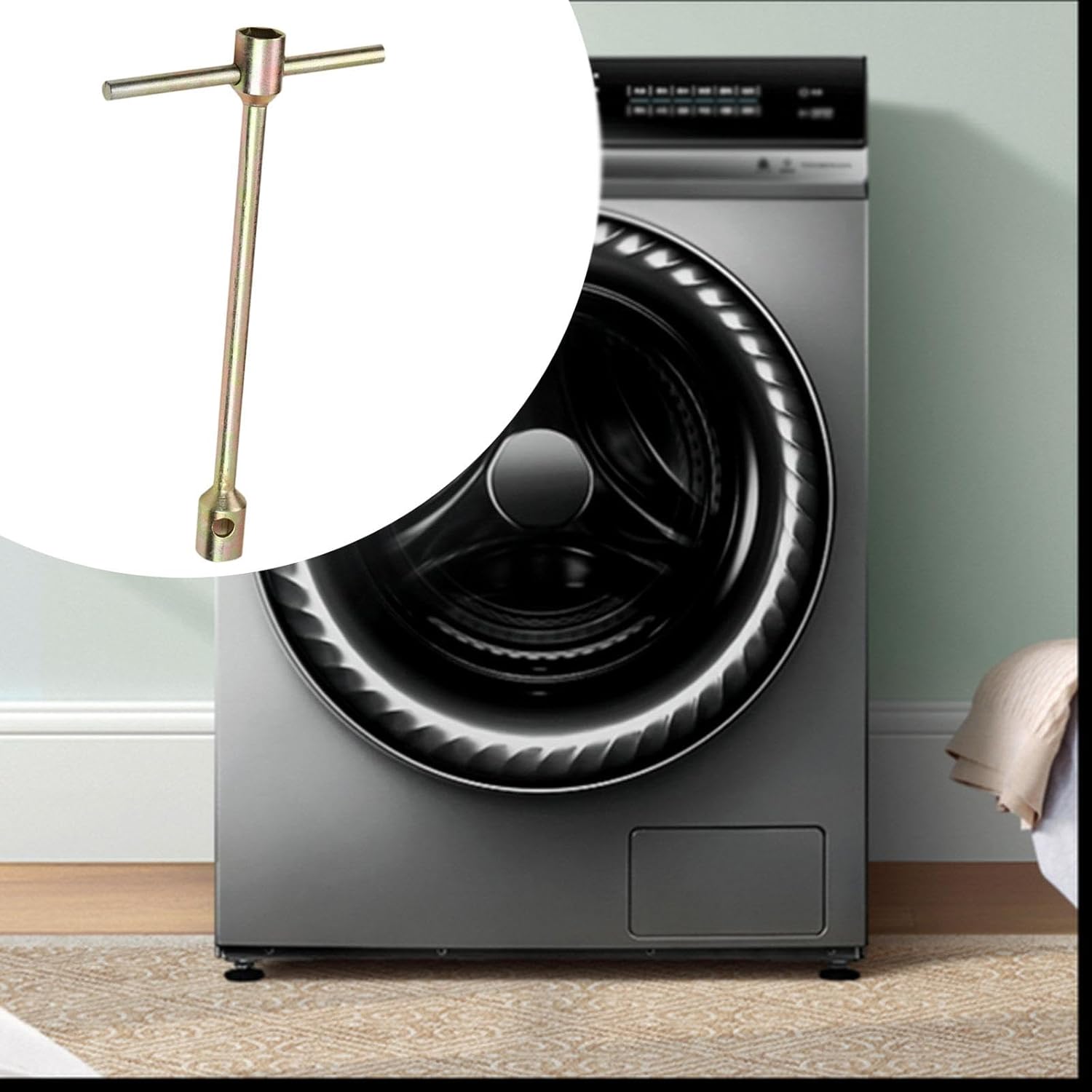 Washing Machine Clutch Disassembly Wrench Socket Wrench Manual Tool Laundry Appliances Practical Household Home Use Spanner