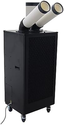 INTSUPERMAI Industrial Air Conditioner Mobile Spot Cooler Air Conditioner Workshop Post Cooling Mobile Air Conditioners Mobile Outdoor Cooling Aircon Two Outlets Mobile Outdoor Cooling Aircon 220V