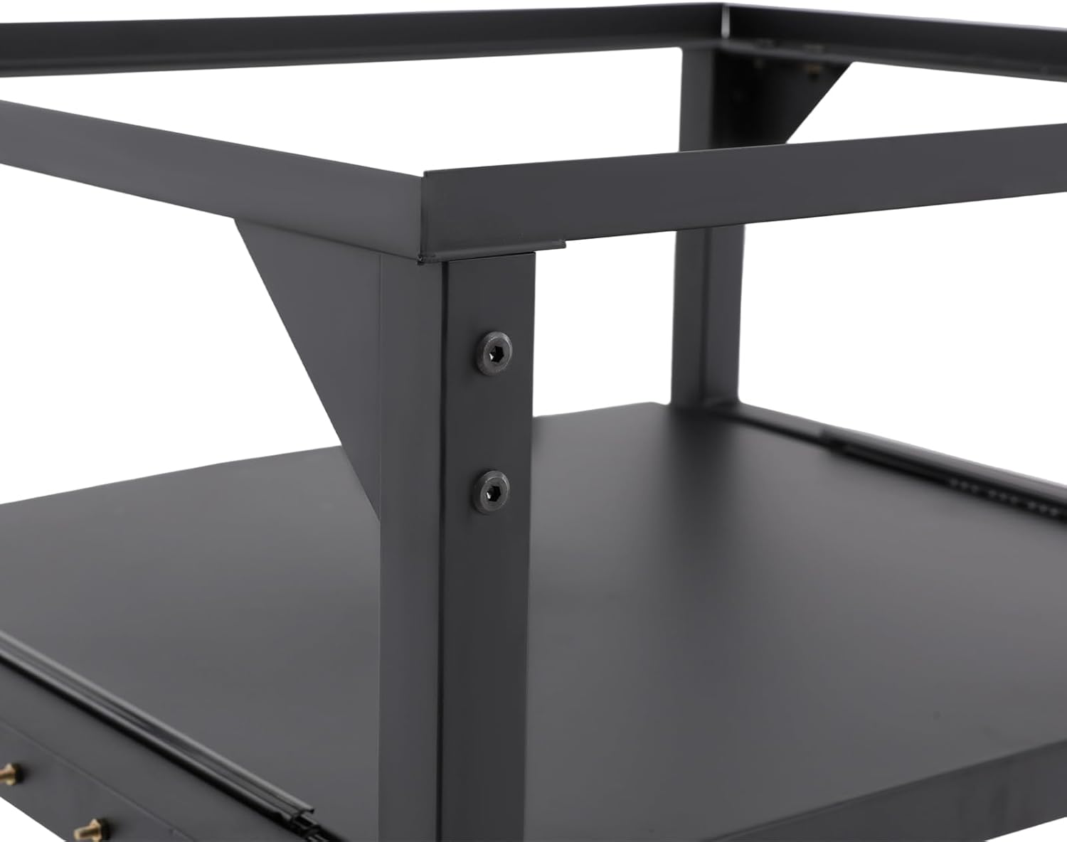 Washing Machine Pedestal Stand with Storage Shelf, 330lbs Heavy Duty Washer Dryer Base, Adjustable Laundry Appliance Riser with Leveling Feet, Anti-Vibration (Black)