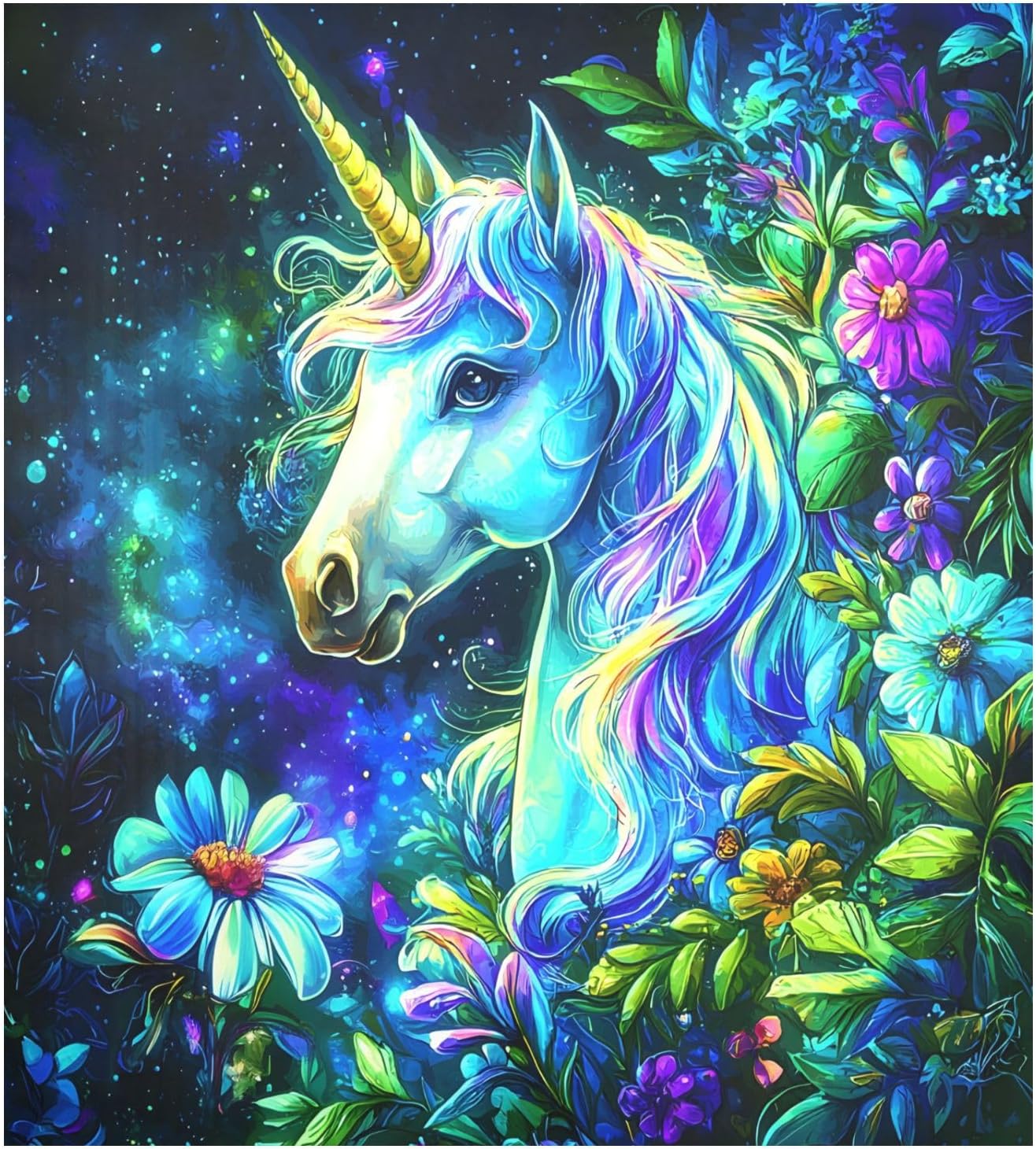 Dishwasher Magnet Cover Large Magnetic Stickers Unicorn Flower Leaves Pattern Front Dishwasher Cover Reusable Decal for Home Kitchen Anti-Scratch Refrigerator Decorative Lid Washing Machine Laundry 23