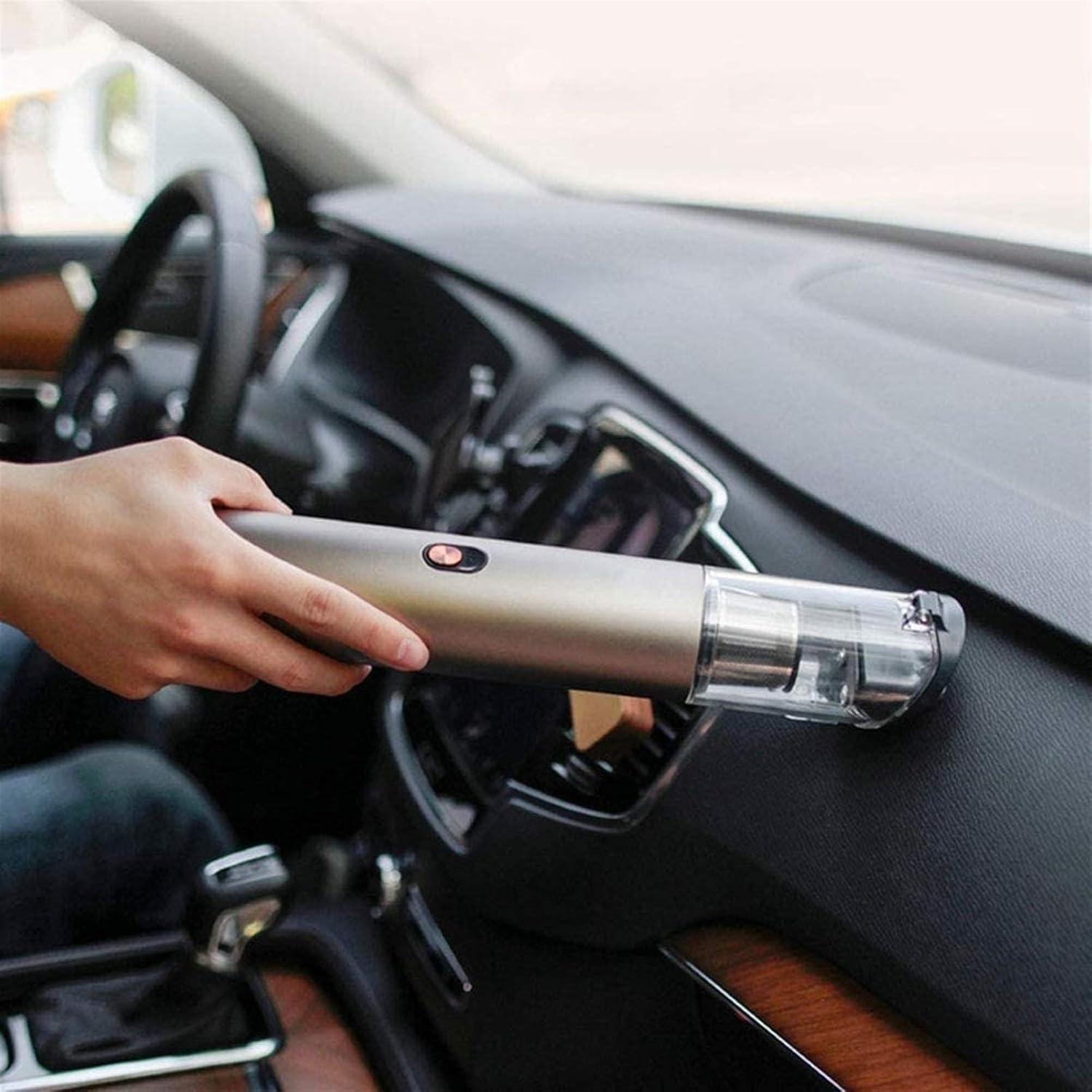 Handheld Vacuum Cleaner Cordless,13000pa High Power Car Vacuum Cleaner(Quick Rechargeable) Wet&Dry Portable Vacuum Hand Held for Car and Home, HEPA Filter