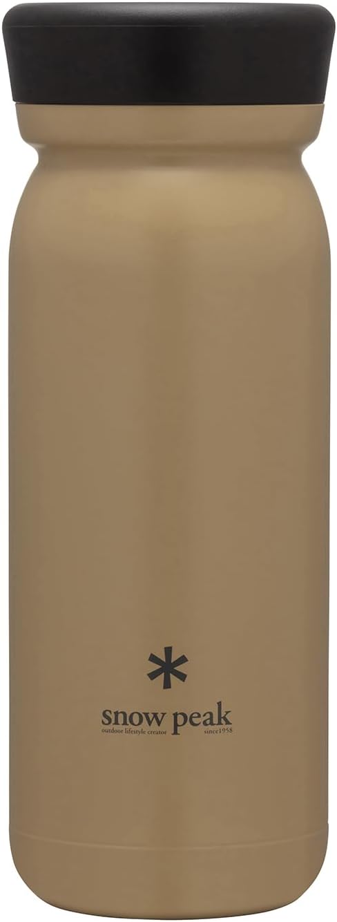 Snow Peak Milk 500ml Bottle, Sand, One Size
