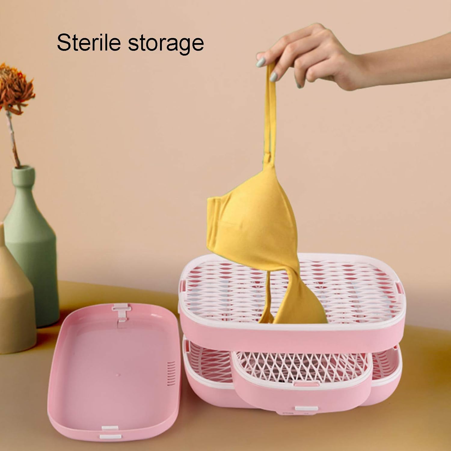 Compact Dryer, UV Ultraviolet Rays Electric Portable Clothes Dryer with Automatic Working Mode for Small Living Spaces, Apartment Houses, dorms, RVs