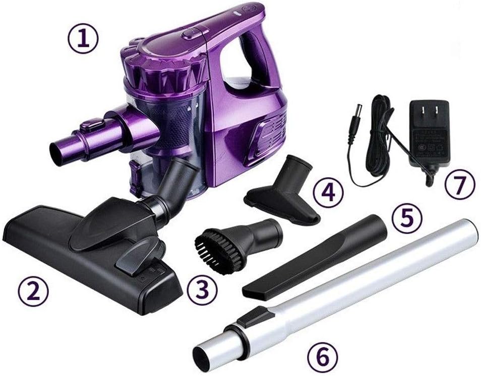 Vacuum Cleaners Handheld Vacuum Cleaner, for Home Hard Floor Carpet Lightweight Power Strong Suction Powered Brushes Cordless Stick Vacuum