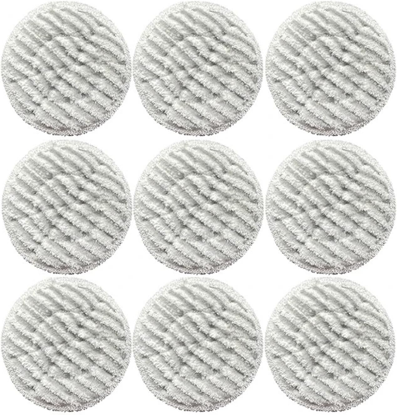 Compatible for Shark S7000 S7001 S7000AMZ S7001TGT S7201 T2 T21 U6002 Series Steam Mop Spare Parts Cleaning Cloth Pads Replacement(9 pcs)