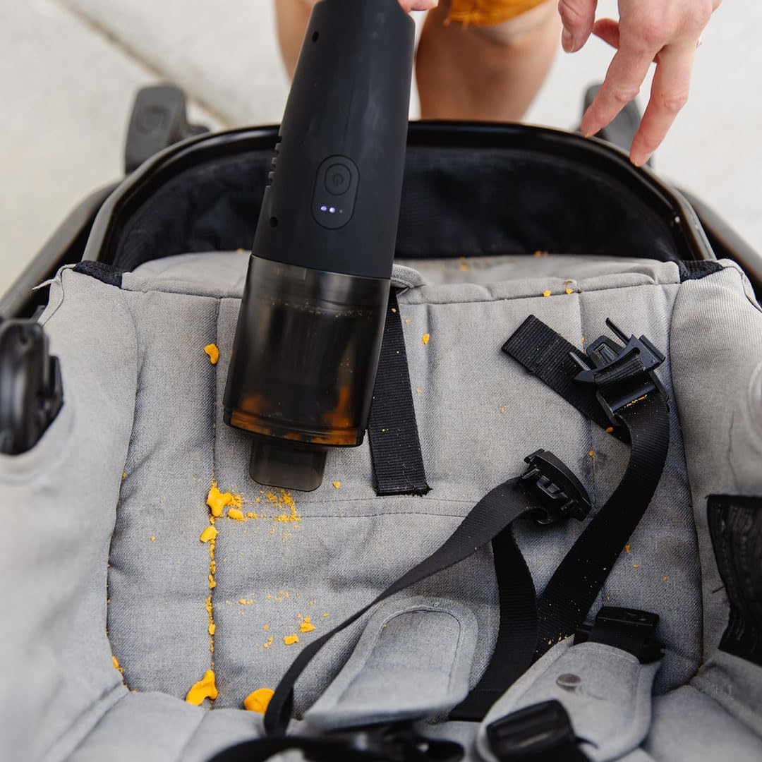 Ayla & Co Handheld Portable Car Vacuum, Lightweight and Cordless Car Vacuum with Washable Filter, Black