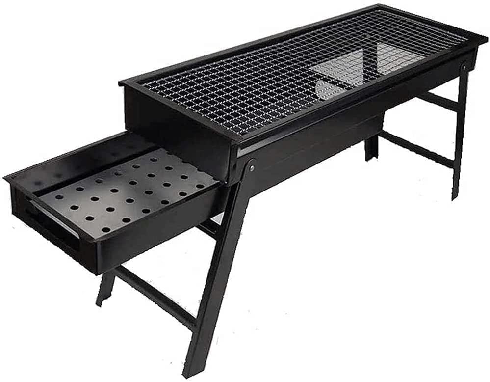 BBQ Grill Charcoal, Rotisserie Charcoal Grills Portable BBQ Grill Combination Adjustable BBQ Creations for Camping Outdoor Barbecue
