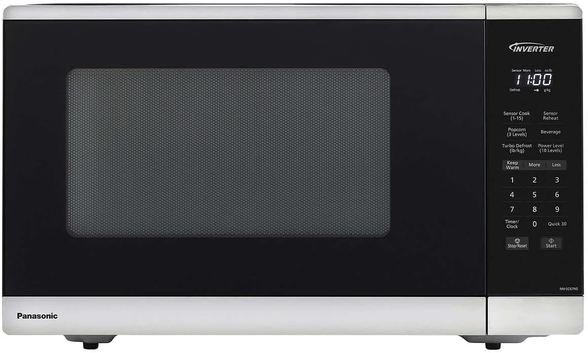 Panasonic 1.3 cu. ft. Inverter Microwave, 1200W - NN-SC67NS