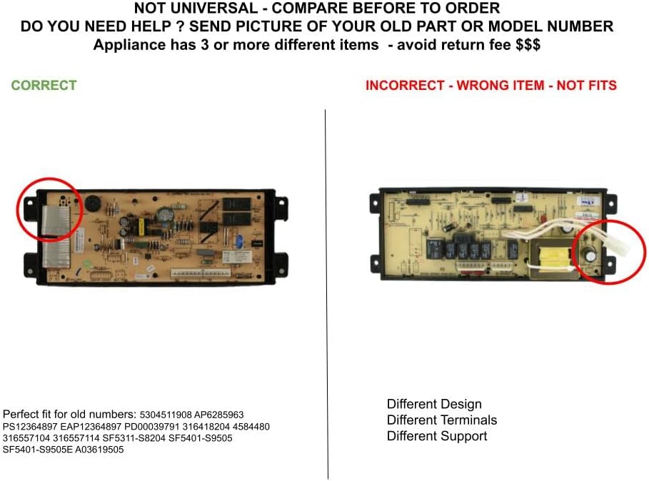 GLOB PRO SOLUTIONS 810124613044 CKD5660 Oven Control Board 10
