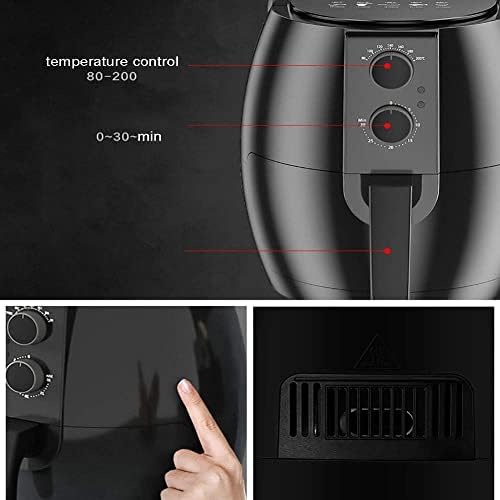 oven mini oven air fryer oven Small Air Fryer, Air Fryer, 4.5L, 1350-Watt Electric Hot Air Fryer Oven Oilless Cooker with Deluxe Temperature Knob Control, Nonstick Basket, Non-Stick Coating Is Easy