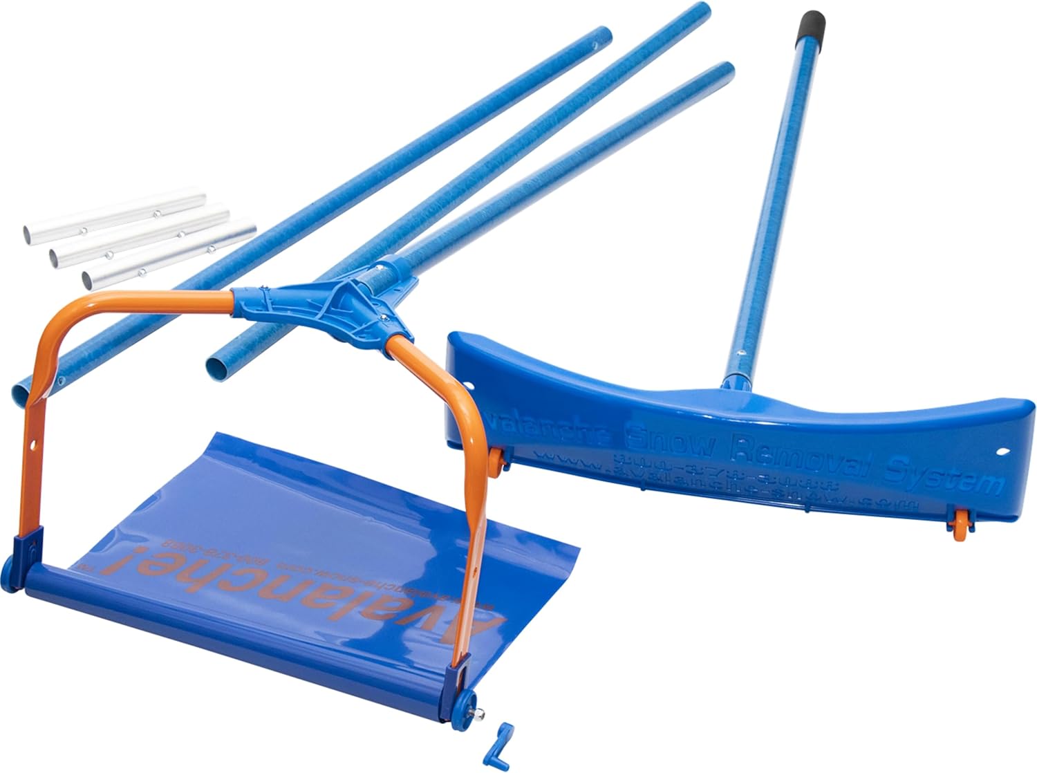 Avalanche! 1000 Combo Pack, Avalanche! 500 and Snow Roof Rake Deluxe 20 Tool Head, Easy and Quick Snow Roof Rake for Snow Removal, Prevents Ice Dams, Made in The USA, AVA1000
