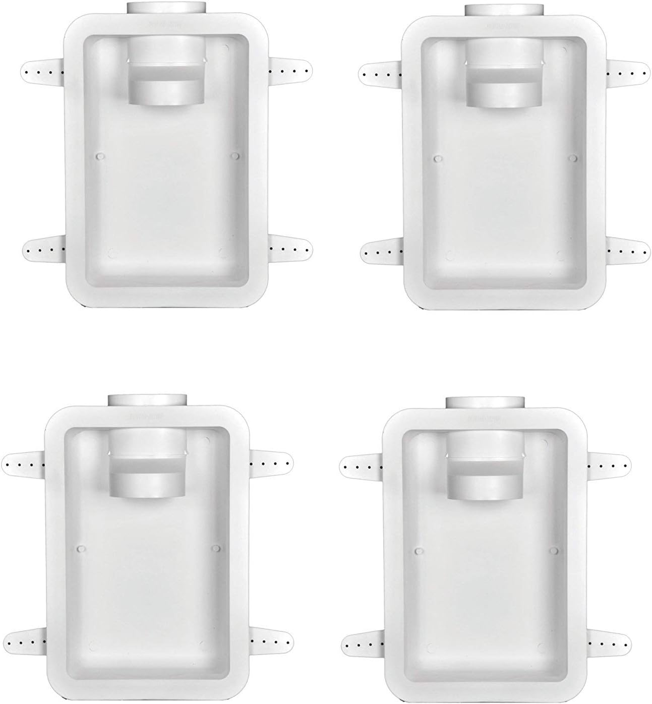 Dundas Jafine DRB4XZW Recessed Dryer Vent Box, 4