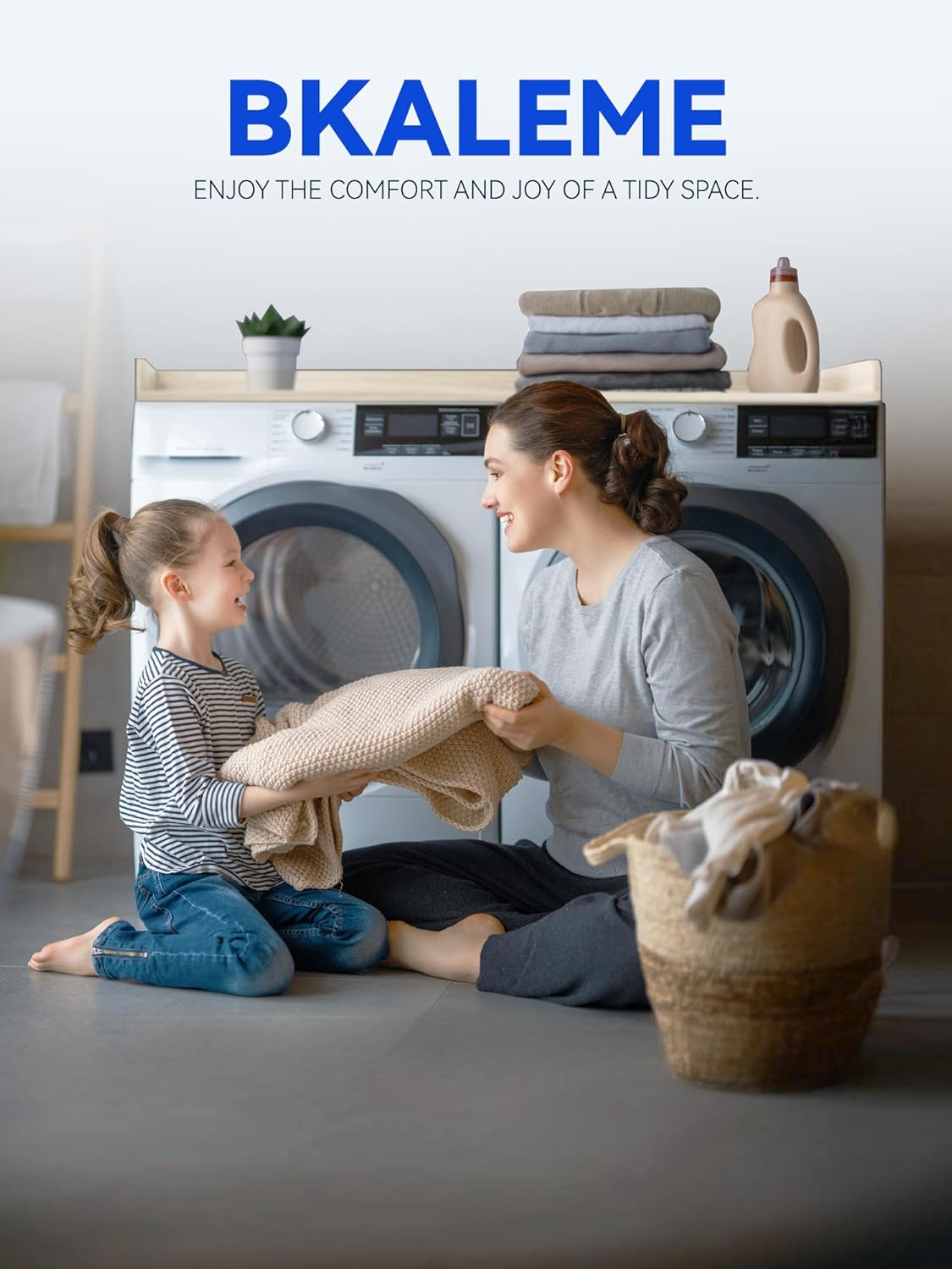 Washer Dryer Countertop with Non-Slip Mat, 27.5