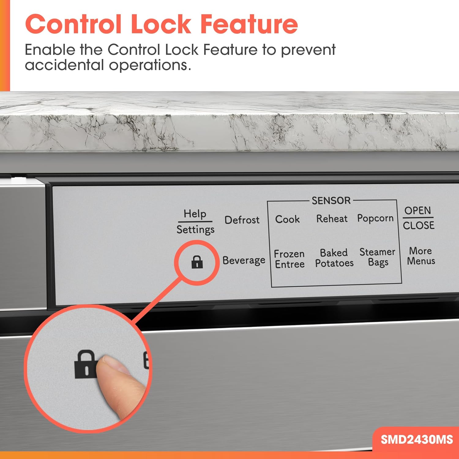 Sharp SMD2430MS 24-Inch Built-In Microwave Drawer Oven, Stainless Steel, 1.2 Cu. Ft, Sensor Cook Technology, Automatic Drawer System, ADA Compliant, Flush Mount Ready