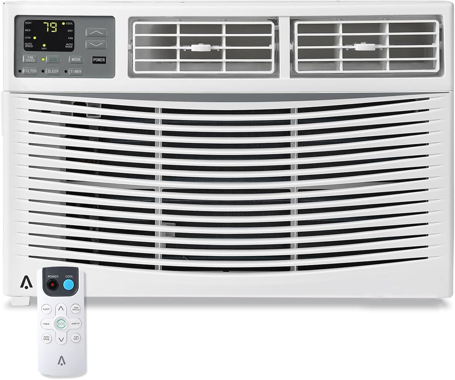 WIFI Window Air Conditioner, 8000 BTU Window Unit Air Conditioner W/Remote&App Control, Fast Cooling Up to 350 Sq.Ft, 50db Quiet Operation, Energy Savings, 110-115V