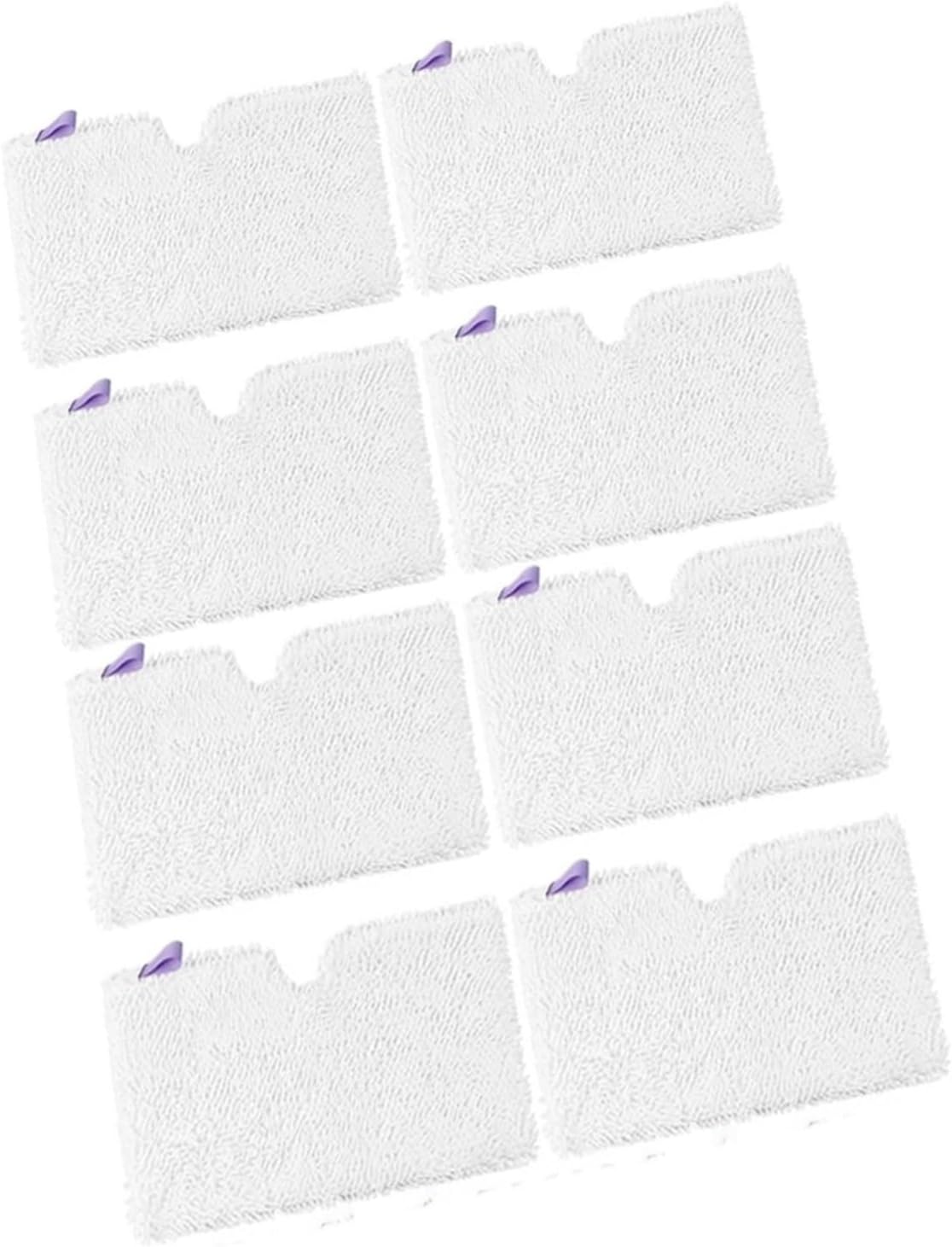 For Shark SE460 S3500 S3550 S3501 S3601 S3601D Compatible Washable Steam Mop Pads Replacement Cleaning Cloth(8 Pcs)
