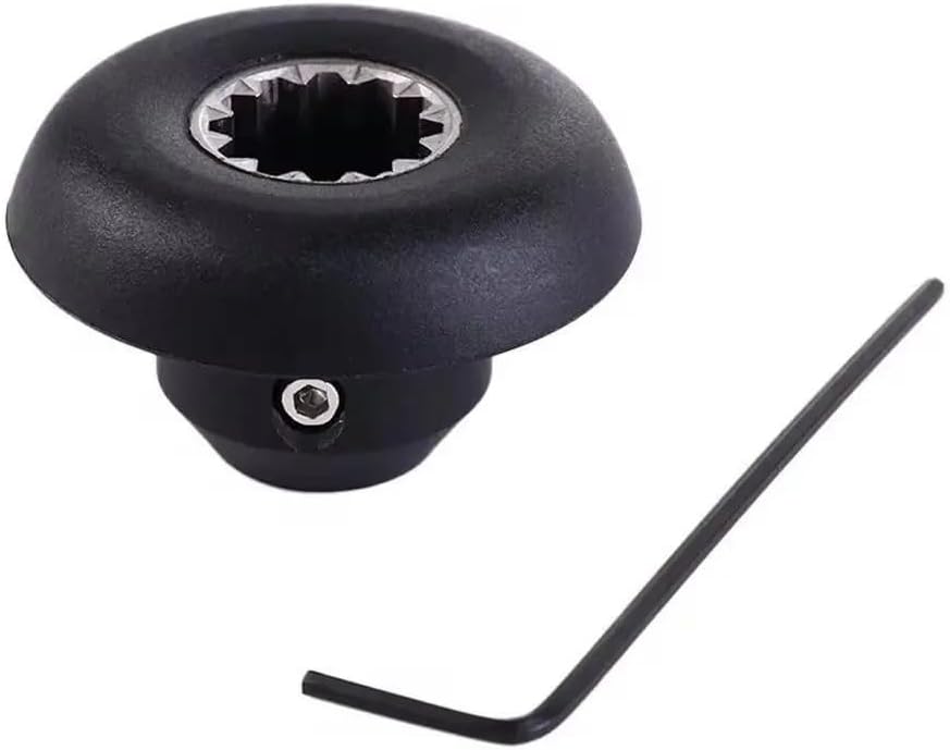 1Set Mushroom Head Connector Blender Drive Socket with Wrench Screw Universal for Vitamix Blender Black