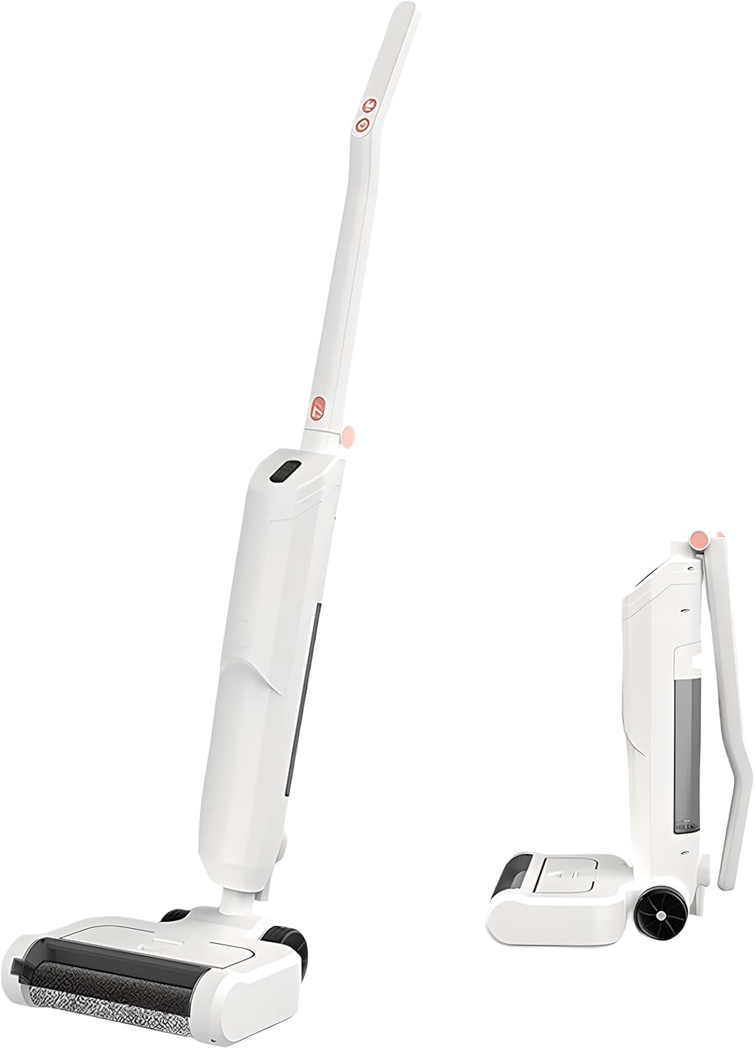 Cordless Smart Floor Washer & Vacuum Cleaner,Wet & Dry Cleaner w/LED Touch Screen,Self-Cleaning,Self-Drying,High-Speed Roller Brush,for Carpet