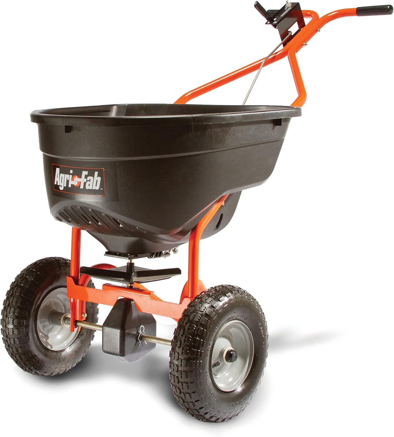 Agri-Fab 45-0614 130 lb. Push Lawn & Garden Broadcast Spreader for Seed,Fertilizer,Salt,Ice Melt; Walk Behind with Easy to use Flow Control Lever