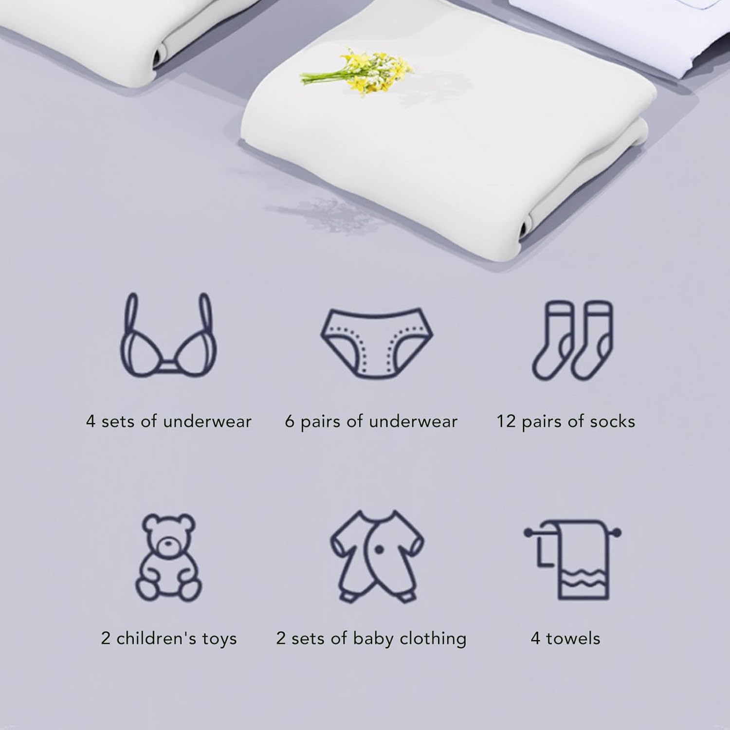 Portable Washing Machine, Foldable Mini Washing Machine, 6.5L Mini Washer, Automatic Deep Wash and Spin Dry Washer with Water Tube, for Apartments, Dorm, Camping, RV (US