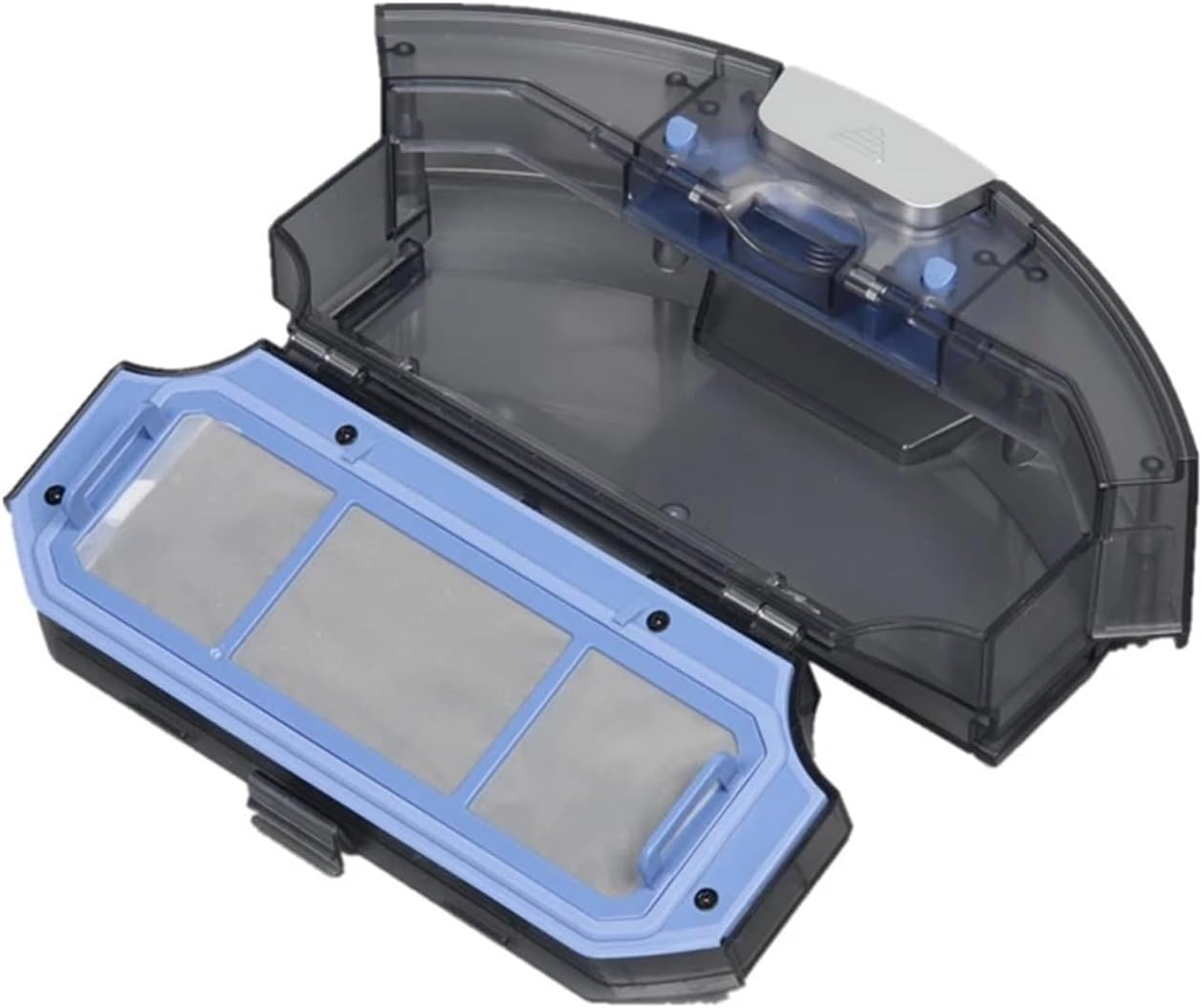 Robotic Vacuum Cleaner Spare Parts Accessories Dust Bin Box Replacement Dustbin Filter Pre-Filter，Compatible for Genio ， 500
