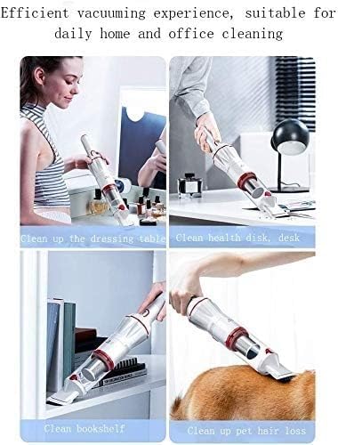 Handheld Vacuum, Cordless Vacuum Handheld Rechargeable with 11KPA Strong Suction, Wet&Dry Hand Vacuum, Lightweight Portable Vacuum Cleaner for Home Car Pet Hair