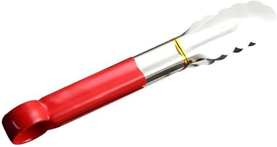 2 Pack Stainless Steel Food Tongs Kitchen Bread BBQ Cooking Tools Accessories