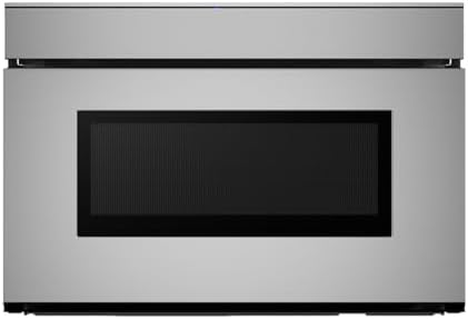 SHARP SMD2479JS Smart Microwave Drawer Oven with Easy Wave Open, 24-inch, 1.2 Cubic Feet, 950 Watt, Concealed Glass Touch Control Panel, Compatible with Alexa Certified, Stainless Steel