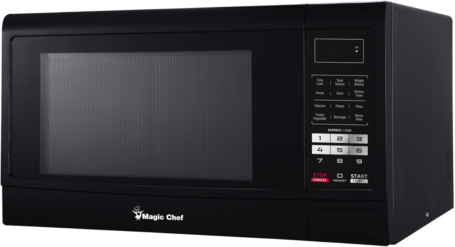 1.6 cu. ft. Countertop Microwave in Black