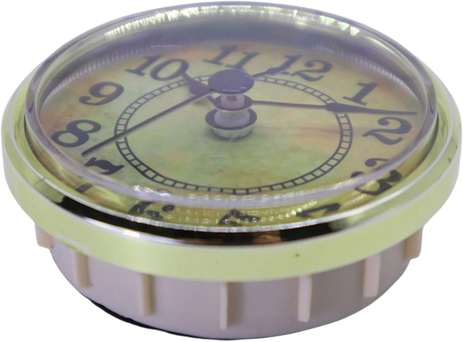 Modern 70mm Quartzs Clock Movement Metal Dials Black Hands Gold Finish Easy Installation Decorative Household Access Easy Installs Clock Movement