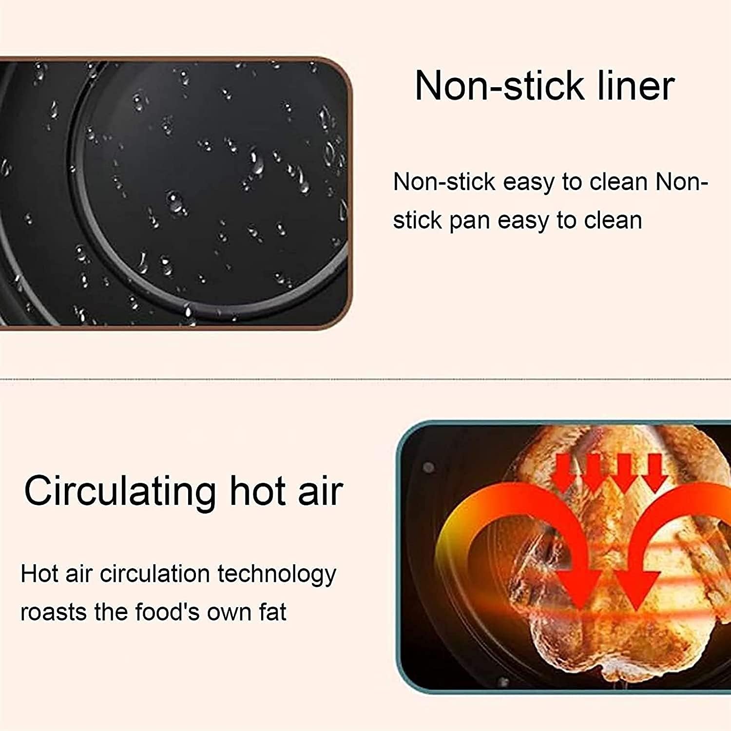 5.8Qt Digital Air Fryer, Dehydrator Cooker for Air Fry, Bake, Dehydrate, Ferment, Roast, Rotisserie