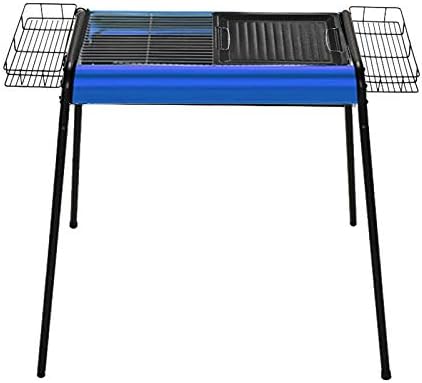 Grills Portable Thickened BBQ Grills Large Charcoal Rack Outdoor Picnic Barbecue Oven Aluminum Alloy Folding BBQ Rack Height Adjustable