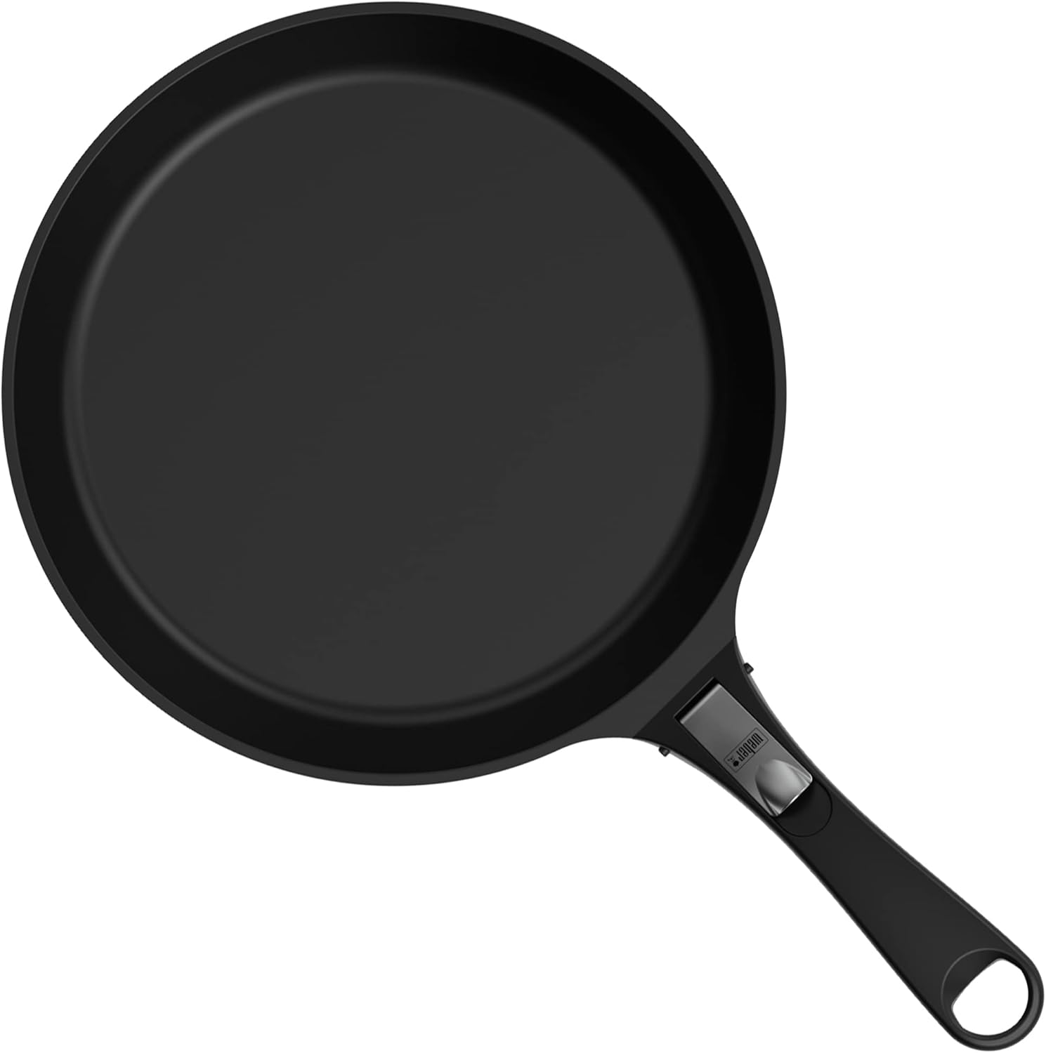 Weber 991154 Frying Pan for Barbecue Stove, BBQ, Grills, Camping Q, Black, Small