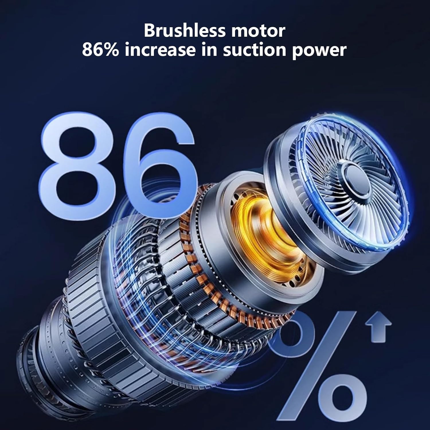 High Power Rechargeable Portable Handheld Car Wireless Vacuum Cleaner Powerful - Cordless Lightweight Vacuum Cleaner for Home and Car Cleaning