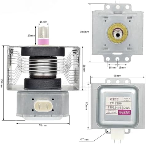 2M339H Air-Cooled Magnetron For Microwave Oven 2M339 Industrial Microwave Generator Replacement Parts