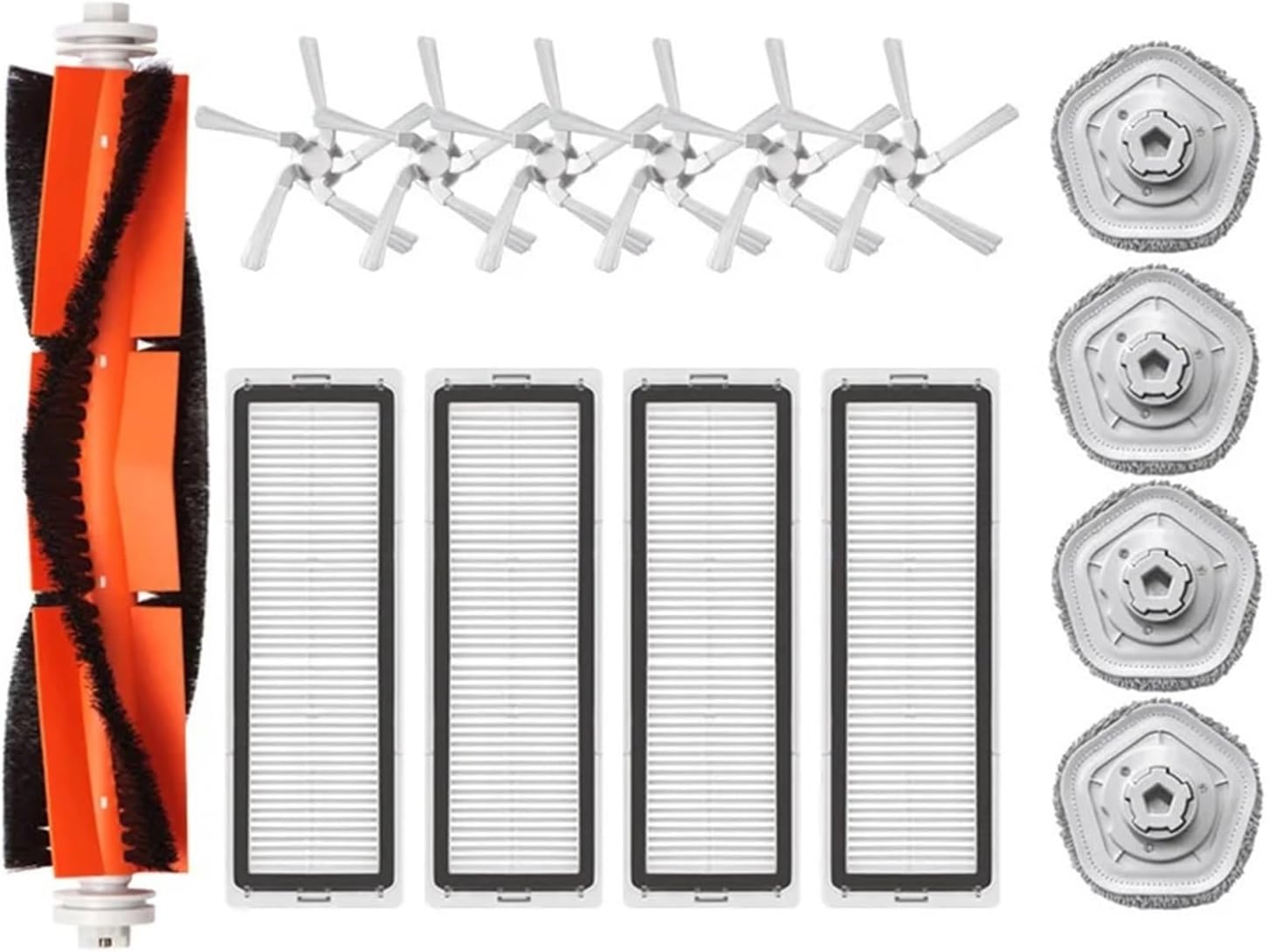 AgaShi Self-Cleaning Robot Vacuum and Mop Cleaner Spare Parts Accessories Washable Hepa Filter Replacement，Compatible for Dreame Bot W10 W10pro (Color : As shown-05)