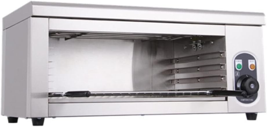 2000W Commercial Electric Cheese Melter Machine, Stainless Steel Electric Countertop Cheese Steaks Sandwiches Melter Grill, Anti-scald Handles, Adjustable Temperature Control