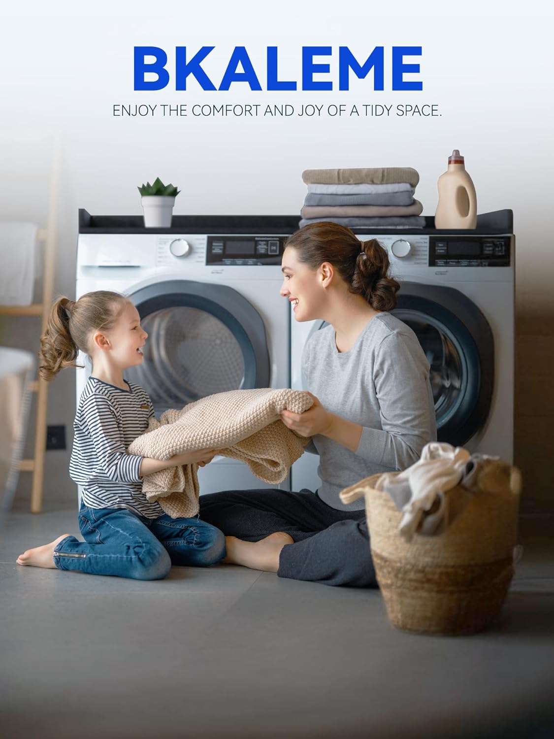 Washer Dryer Countertop with Non Slip Mat, 27.5