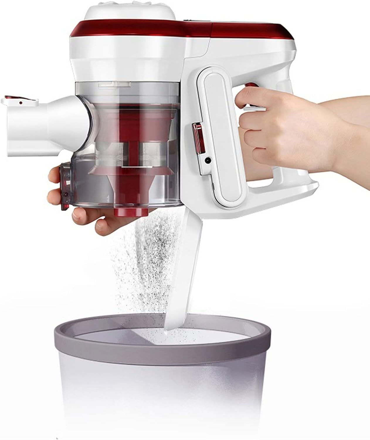 Hand Held Vacuum, Wireless Vacuum Cleaner Household Handheld Rechargeable Vacuum Cleaner The Most Popular Handheld Upright Vacuum Cleaner (Size : EU)