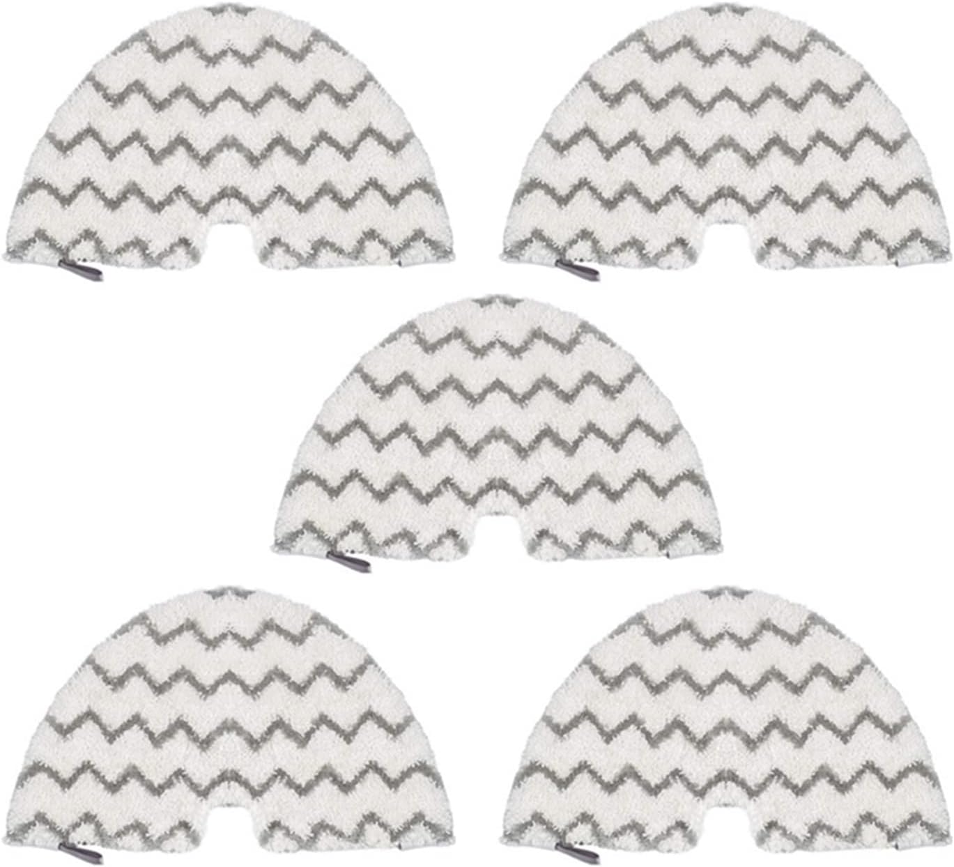 LANGshaw 5PCS Mop Pads Replacement Steam Cleaner Cloths Compatible for Shark S4601/S4701/S4701D/SE450 Series Steam Mop and Vacuum Cleaner Leisurely