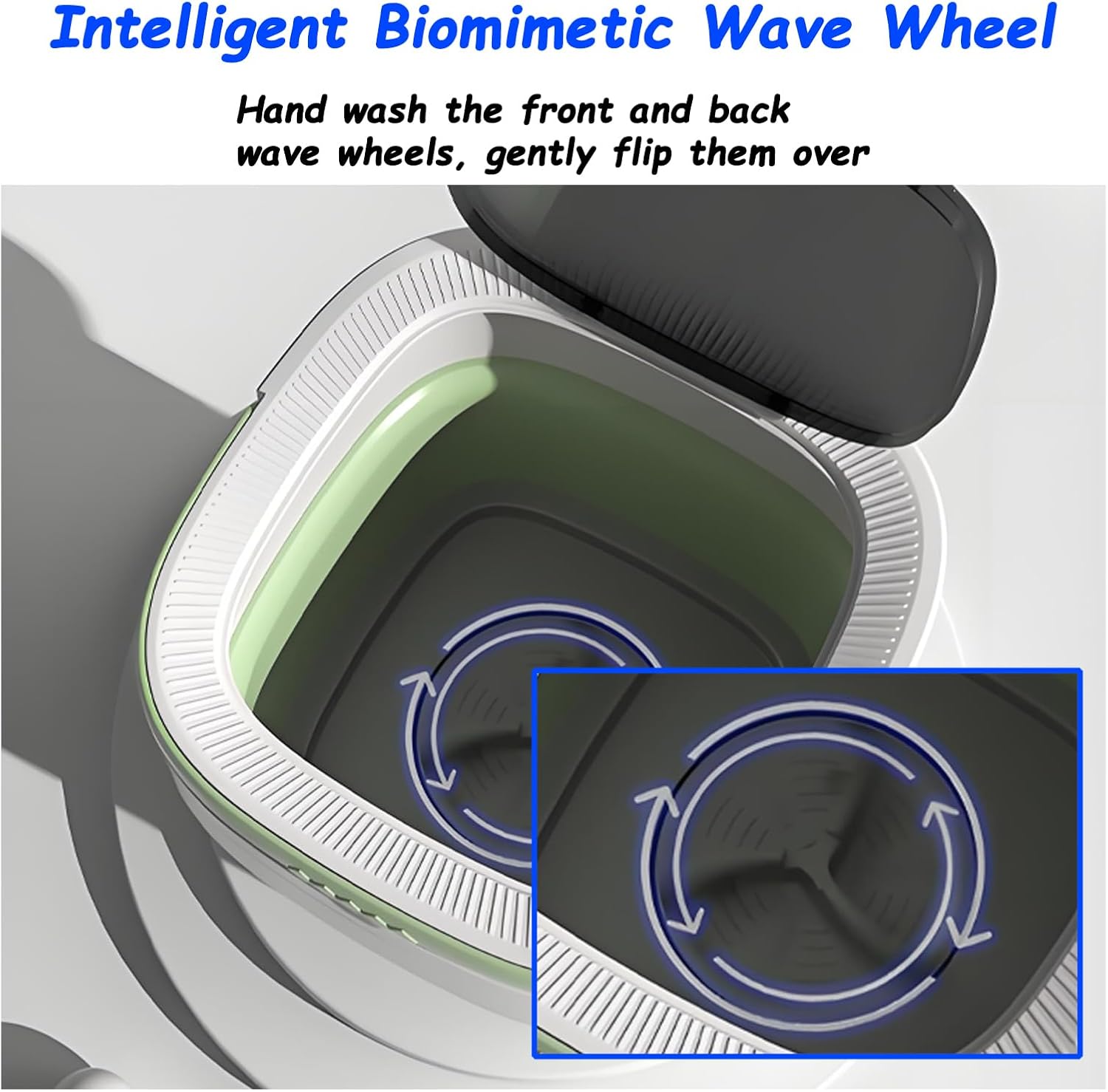 Home Mini Foldable Washing Machine, 12L Small Washing Machines With Spin Basket, For Apartments, Dorm, RV, Trave (Purples)