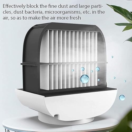 Mini Portable Air Conditioner,Home Air Conditioning Humidifier Purifier USB Desktop Air Cooler Fan for Office Room