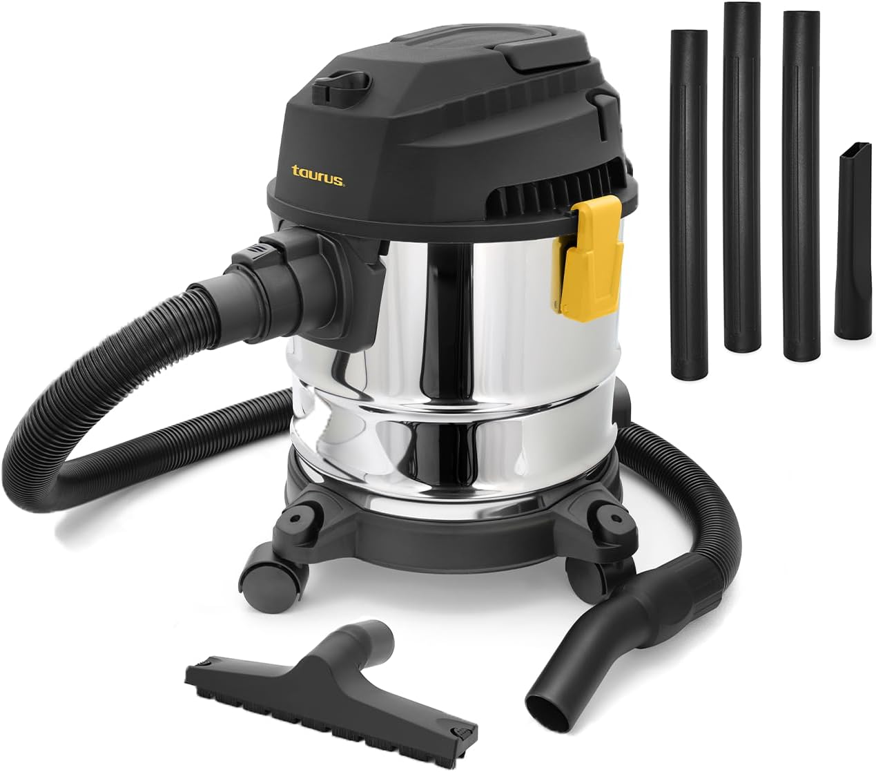 Taurus Tempest | Wet & Dry Vacuum Cleaner | 3 Modes of Use | 3.1 Gallons | Four 360° Swivel Wheels | Vacuums Solids, Liquids, or Functions as an Air Blower | Includes Accessories