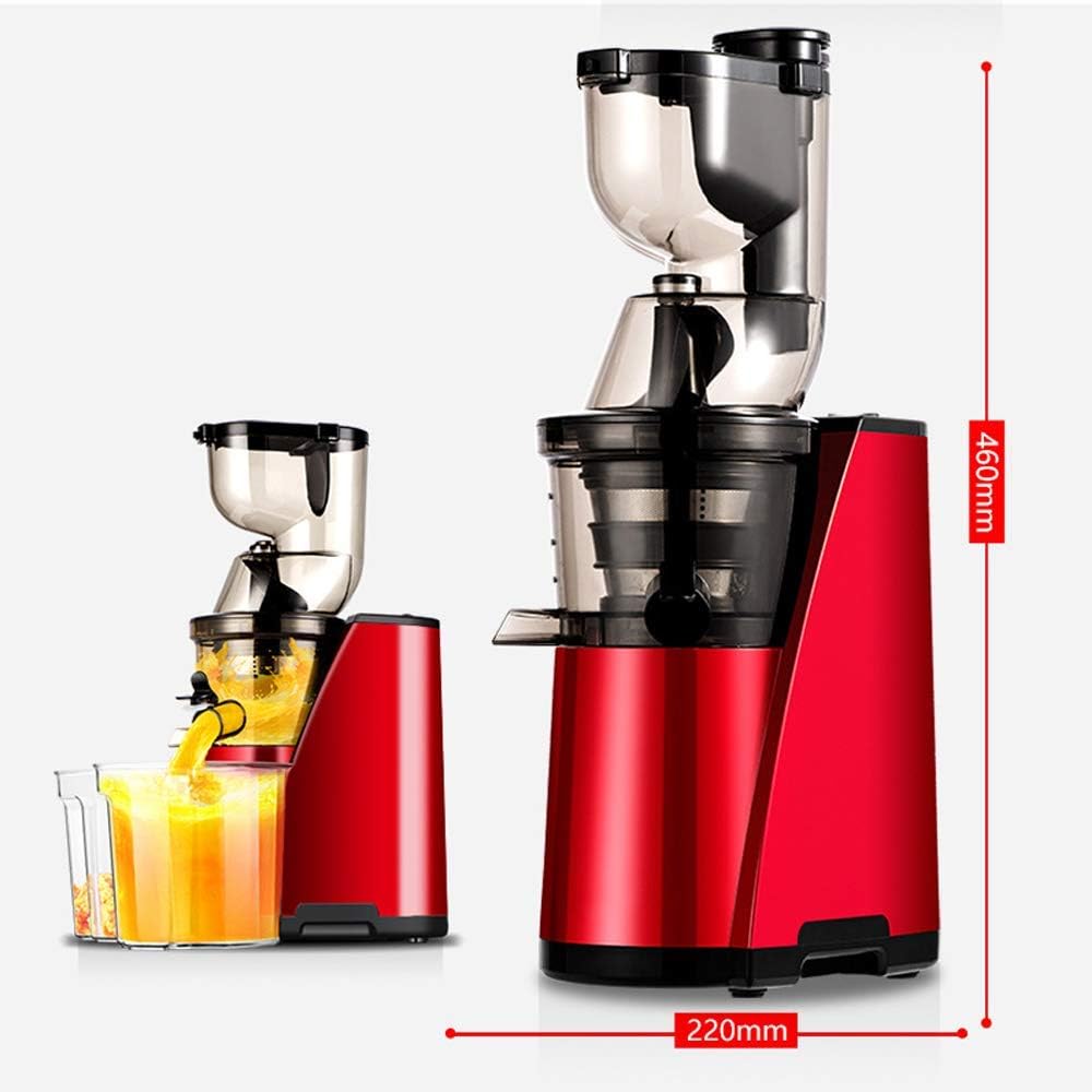Juicer,Smoothie Blender, 80Mm Wide Caliber Separation Multifunctional Single Serve Blender with Food Chopper Ice Cream Making 150W Low Noise No Filter