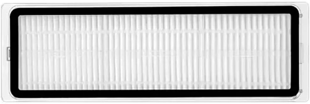 Compatible with Dreame Bot L10 Prime /L10s Pro Robot Vacuum Cleaner Spare Parts Rubber Side Brush HEPA Filter Mop Cloth Rag Accessories(Brown)