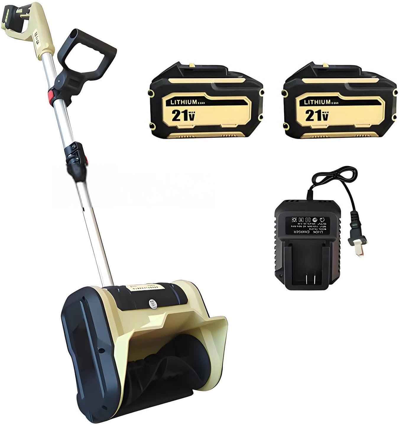 Foldable Snow Thrower with 26ft Throw Distance, Compact & Lightweight, Brushless Snow Blower for Patio Deck Driveway, Easy Path Clearing