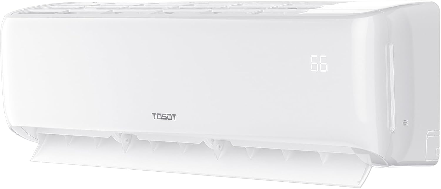 TOSOT 30,000 BTU Mini-Split Air Conditioner and Heating System, 22 SEER2 Wifi-Enabled Ductless Inverter AC Unit with 16ft Copper Line Set, Voice Controlled, 208-230V, Cosmo Series