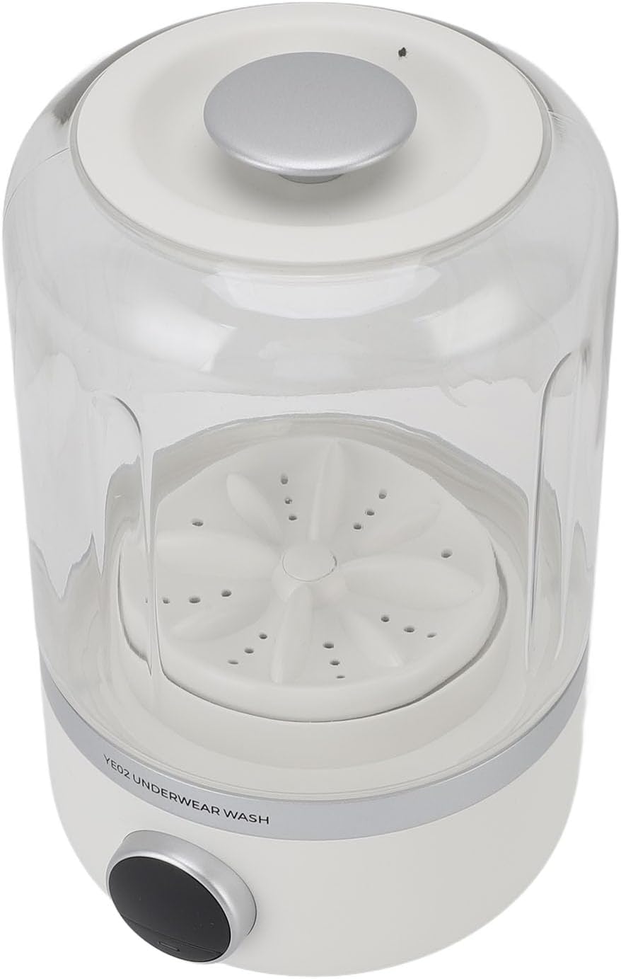 Portable Washing Machine,Deep Cleaning for Underwear, Socks Baby Clothes, Compact Travel Laundry,10W Quiet Rechargeable Mini Laundry Washer, for Apartment,Camping,Travel