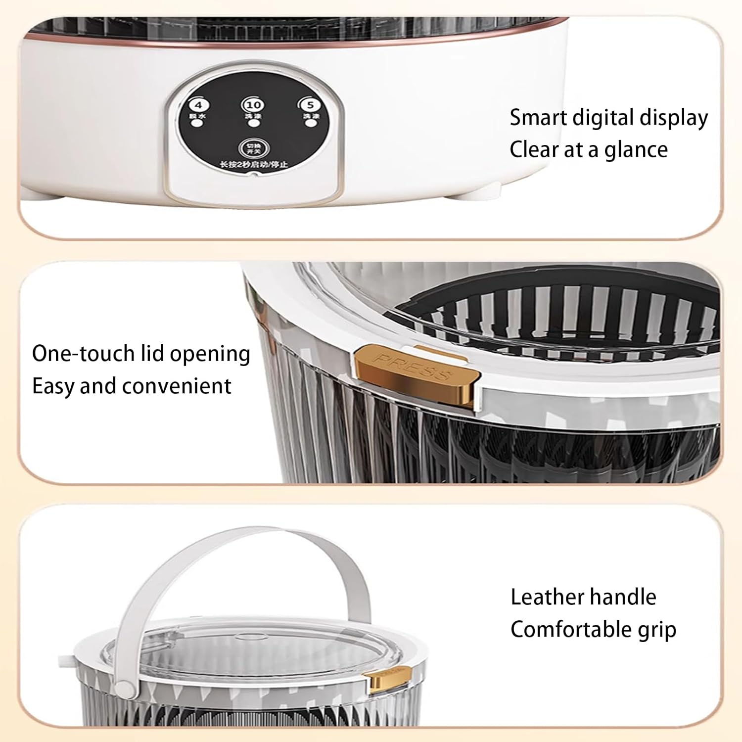 Mini Portable Washing Machine 12L Upgraded Large Capacity Mini Washer Dryer Combo for Underwear,baby Clothes Small Clothes Washing Machine Semi-automatic for Apartments,Dorm,Camping,Hotels Purple 12L